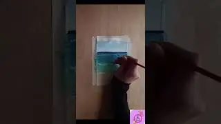 Easy Seascape Watercolor Painting Tutorial For Beginners