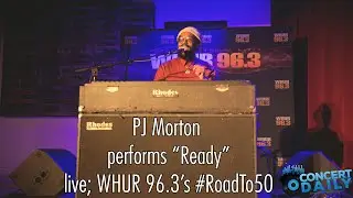 PJ Morton performs 