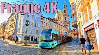 Prague | Kampa Island &rarr; Historic Center | Daytime Walk | 4K Walking Tour (2025) 🌤️