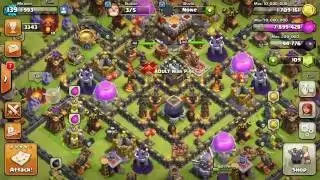 Clash of Clans | 3-звездочная прогулка боулера и атака валькирии для TH10/TH11!!!