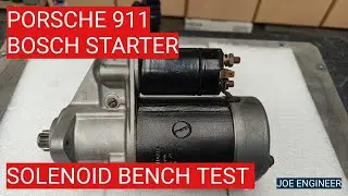 Air-cooled Porsche 911 Bosch Starter Solenoid Bench Test