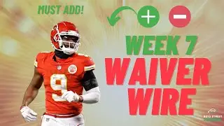 Week 7 Waiver Wire: Top 15 Players You MUST ADD (+ FAAB Strategy) | 2024 Fantasy Football