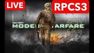 CALL OF DUTY  Modern Warfare 2#RPCS3#PS3 EMULATOR#LIVE