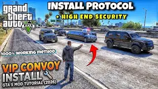 How to Install ADVANCED VIP Convoy & Security Mod in GTA 5 (2026) VIP Security Protocol in GTA 5