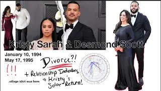 Kristy Sarah & Desmond Scott: Synastry Astrology📸 + DIVORCE?!