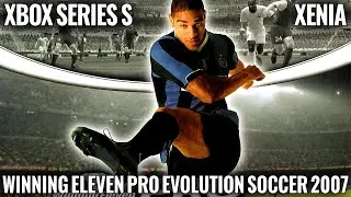 Winning Eleven Pro Evolution Soccer 2007 - Xbox Series S - Xenia Frame Rate Test