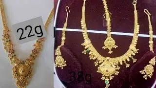 Gold necklace designs with weight and price |#latestgoldnecklacedesigns |#goldnecklace