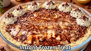 Instant Frozen Treat recipe | 10 minutes Cold Dessert recipe | No Oven | No Gelatin! No cooking!