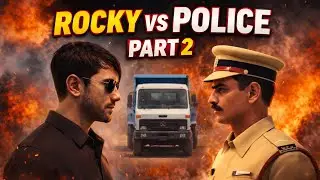 Rocky vs Police (part 2) |escape vs arrest#video#automobil#video