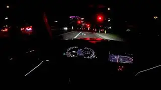 2023 BMW M4 Competition Coupe - POV Night Drive (Binaural Audio)