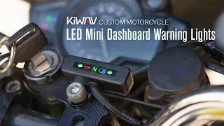 KiWAV motorcycle LED mini dashboard warning lights