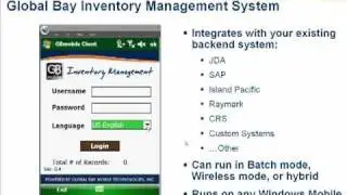 GBmobile Mobile Inventory Management: Login