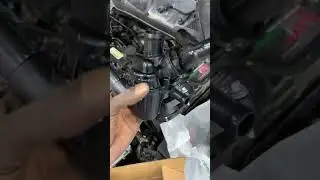 Mercedes CLA250 thermostat housing replacement 📍
