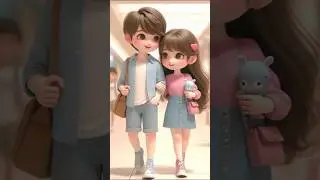 Cartoon Love Image Satues Beautiful Satues 4k short video#