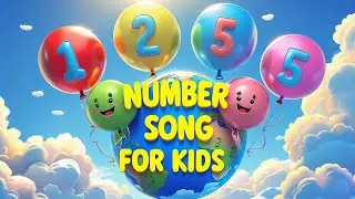 Balloon Counting Song 1 to 10 | Colorful Balloons for Kids | Learn Numbers & Colors