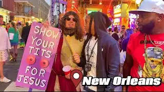 New Orleans street interview goes terribly wrong!! *Mardi Gras edition🎭*