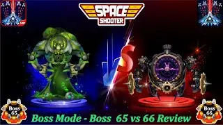 Space Shooter Boss 65 vs 66 🔥 Who Is Stronger? Full Comparison & Gameplay By Apache Gamers