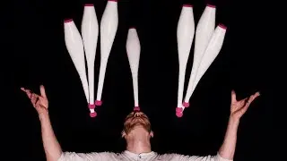 5 Clubs, No More -Juggling tricks