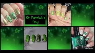 St. Patrick's Day Nails - Stamping Collab March 2023