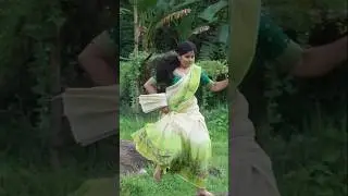 Saree Jump Fail  Kerala Girl Funny Photoshoot #shorts #kerala #mallu #malayalam #onam #photoshoot