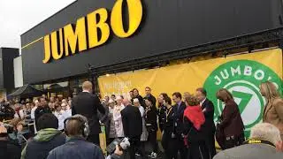 Zo opende Frits van Eerd de eerste Belgische Jumbo in Pelt