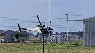 Christchurch helicopters HNC taken off for a Charter 