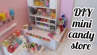 DIY miniature candy store | Speed build from scratch