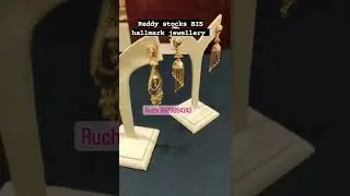 #latest zumki design light wt BIS hallmark jewellery 2022,