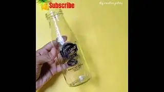Diy Waste Bottle Decoration Ideas | Bottle Art With Clay | Clay Art #shorts