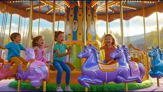 The Playground Song 🎵🛝🌟 | Fun Kids Poem & Nursery Rhyme | Outdoor Adventure for Children |
