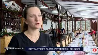 Stirile Kanal D - Distractie pe partie, petreceri in pensiuni! | Editie de seara