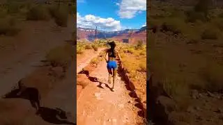 RUNNING in the GRAND CANYON ❤️🏃🏻&zwj;♀️ #running #sport #grandcanyon