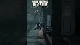 Brave soldiers destroy tanks #brothersinarms #bia  #ww2  #gaming   #shorts #short #HellsHighway