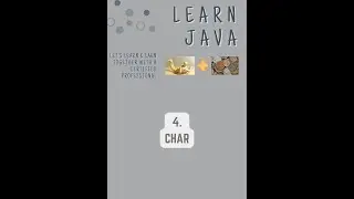 char Data Type - Java Tutorial with Knowledge and Tips - Data Types 4