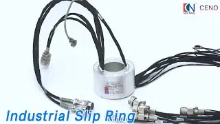 Radar Antenna Industrial Slip Ring Aviation Plugs 24VAC 20rpm IP51 Low Friction