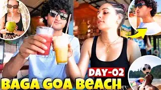 Baga Beach Full Tour Goa 🌴 | Food, Water Sports & Nightlife | Travel with Ben 
