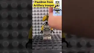 How to Make a P1 327th Clone Trooper in LEGO! #legostarwars #shorts