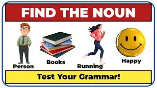 Noun Quiz | Identify the Noun Quiz | English Grammar Test