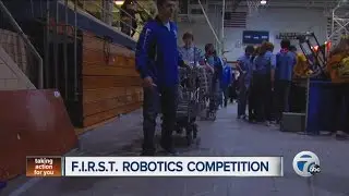 FIRST Robotic competition kicks off in Michigan