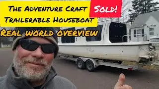 Плавучий дом на прицепе Adventure Craft AC28 | Продано! | Подходит ли вам эта лодка?