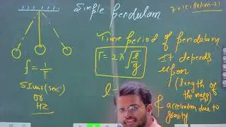 time period of oscillation l simple pendulum experiment  ( fun in Pathshala  by Sunny Yadav sir)