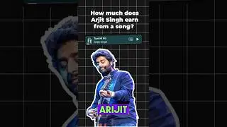 How much does Arijit Singh earn when you listen to his songs for an hour on Spotify? 🎶💰#ArijitSingh
