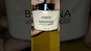 insight banana loose powder review | loose powder | banana loose powder | best loose powder #shorts