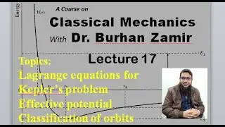 Classical Mechanics (Lecture 17) BS/MSc Math & Physics classes