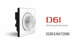 Knob switch  Dimming DMX LED Controller LTECH D61