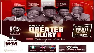 5 NIGHTS OF GREATER GLORY (DAY 4) || WALKING IN WONDERS || RHIMDCC CANADA || 30TH DEC. 2024 #5NOGG
