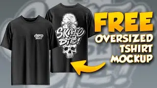 FREE OVERSIZED TSHIRT MOCKUP DESIGN (STREETWEAR MOCKUP PSD)