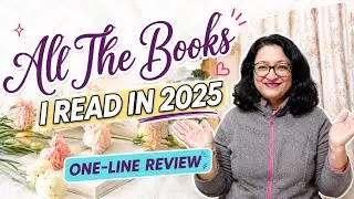 One-Line Review of Books I Read in 2025 | 62 Books Recap | Year-End Reading Wrap-Up