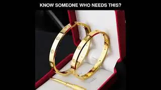 STAINLESS STEEL LOVE BRACELETS SILVER ROSE GOLD BRACELET BANGLES WOMEN