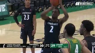 Men's Basketball Highlights: Cincinnati 64, Tulane 61 (Courtesy ESPN+)